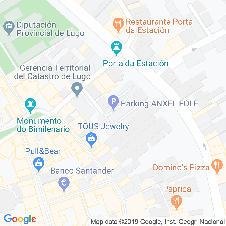 Código Postal calle Anxel Fole en Lugo