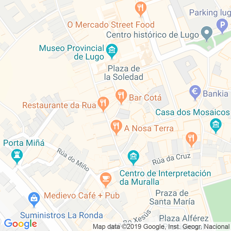 Código Postal calle Carboeiro, Do, carril en Lugo