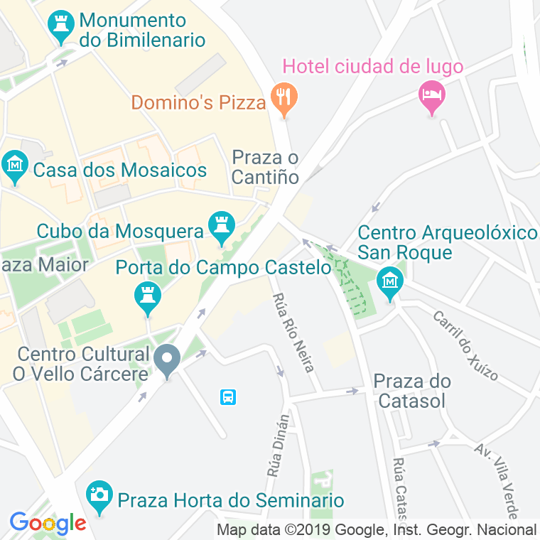 Código Postal calle Comandante Manso, praza en Lugo
