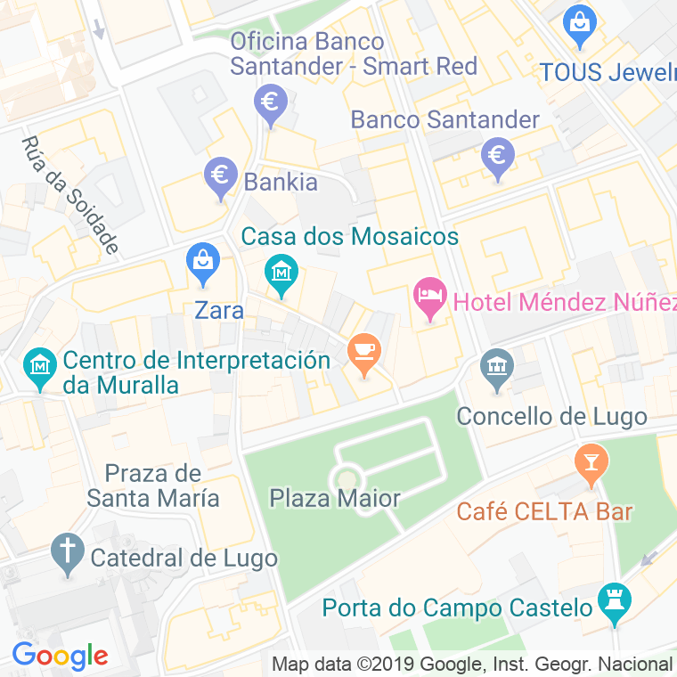 Código Postal calle Doutor Castro en Lugo