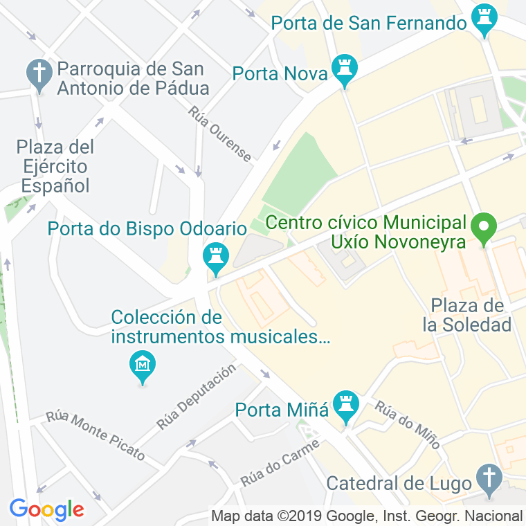 Código Postal calle Montevideo en Lugo