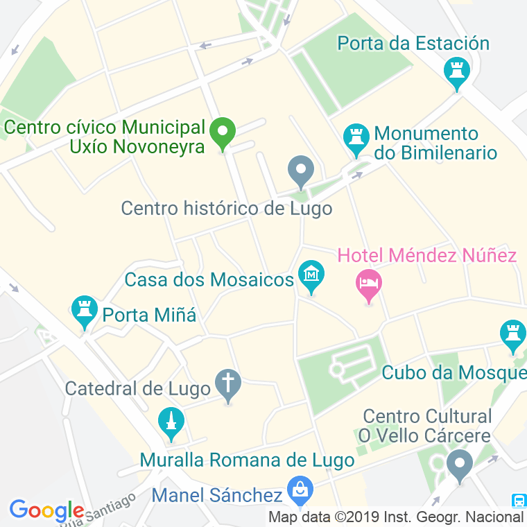 Código Postal calle Tenente Coronel Teijeiro en Lugo