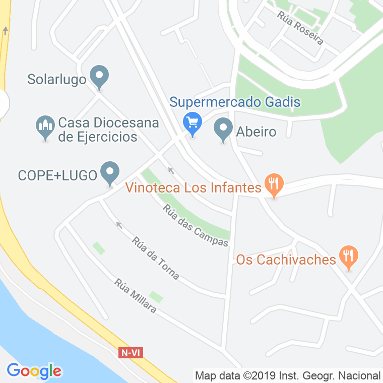 Código Postal calle Bouza (Da) en Lugo