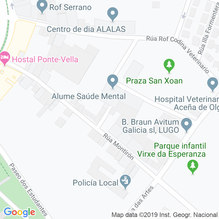Código Postal calle Espiño, Do, carril en Lugo