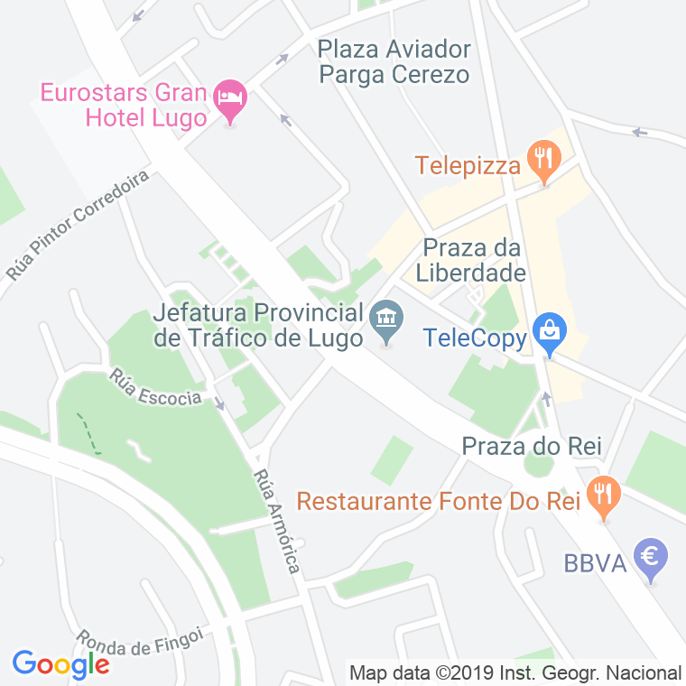 Código Postal calle Mariña Española en Lugo