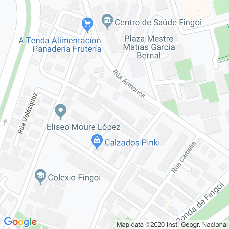 Código Postal calle Mariscal Pardo De Cela en Lugo