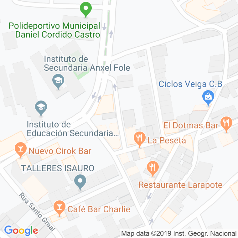Código Postal calle Alcalde Luis Ameijide en Lugo