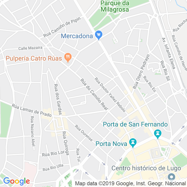 Código Postal calle Camiño Real (Do) en Lugo