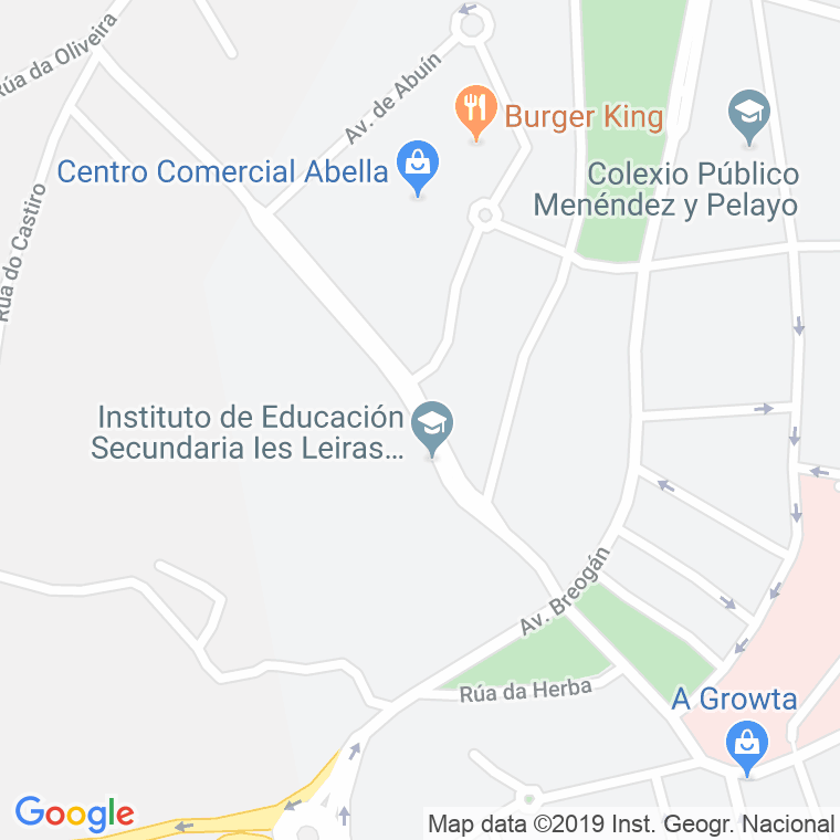 Código Postal calle Orquidea en Lugo