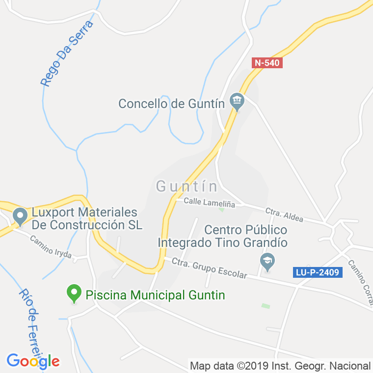 Código Postal de Guntin (Casco Urbano) en Lugo