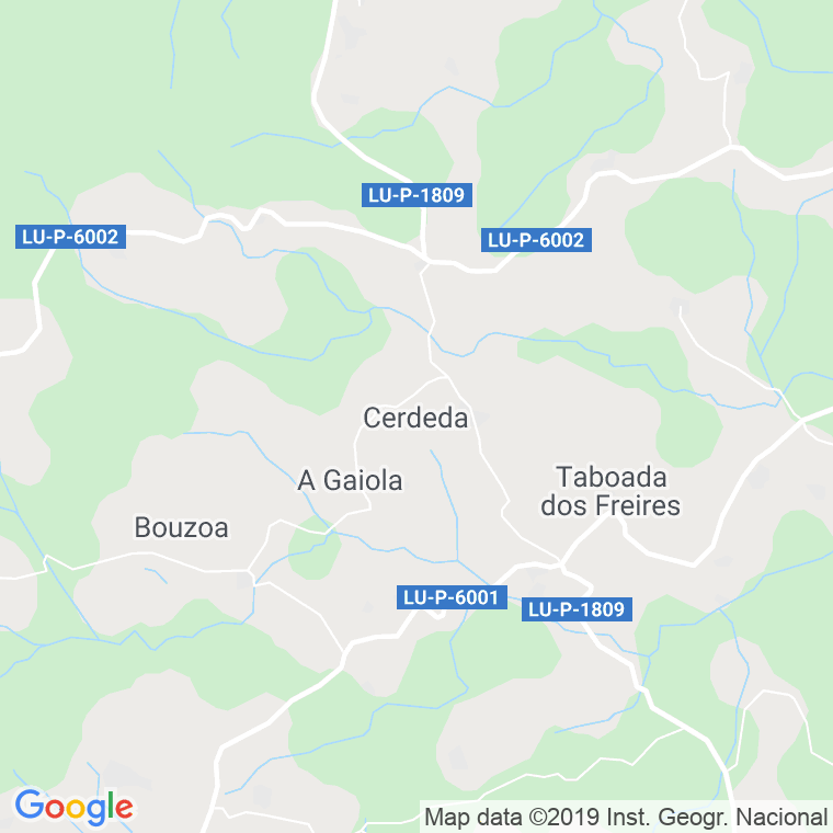 Código Postal de Cerdeda (Santa Mariña) en Lugo