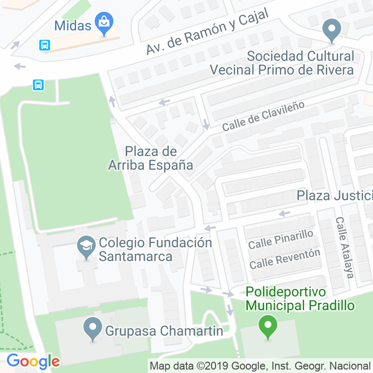 Código Postal calle Charca Verde en Madrid