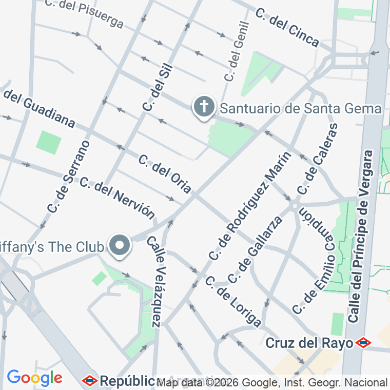 Código postal de Doctor Arce, Avenida en Madrid