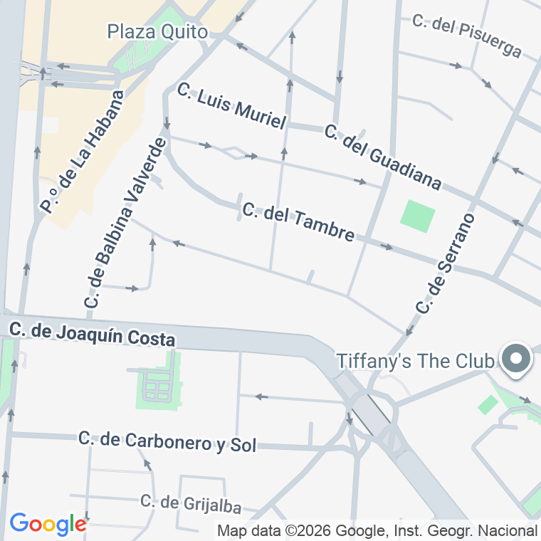 Código postal de Guadalquivir en Madrid