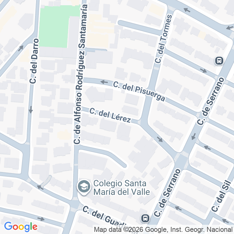 Código postal de Lerez en Madrid