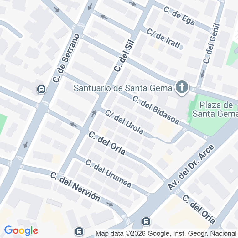Código postal de Urola en Madrid
