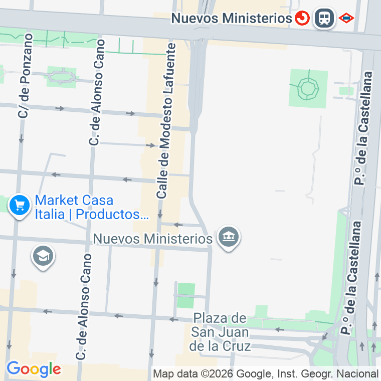 Código postal de Calle Agustin de Betancourt en Madrid
