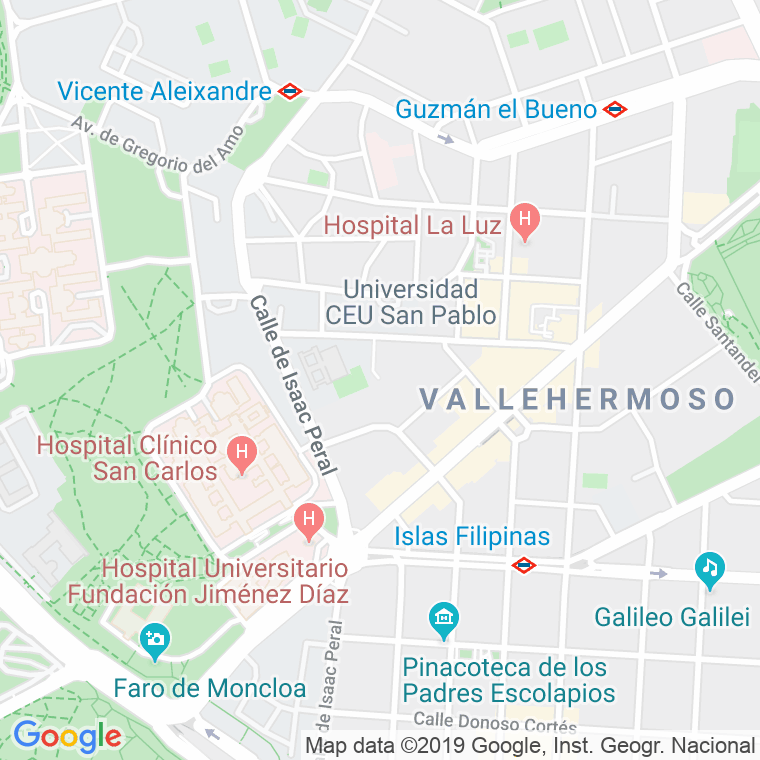 Código Postal calle Julian Romea en Madrid
