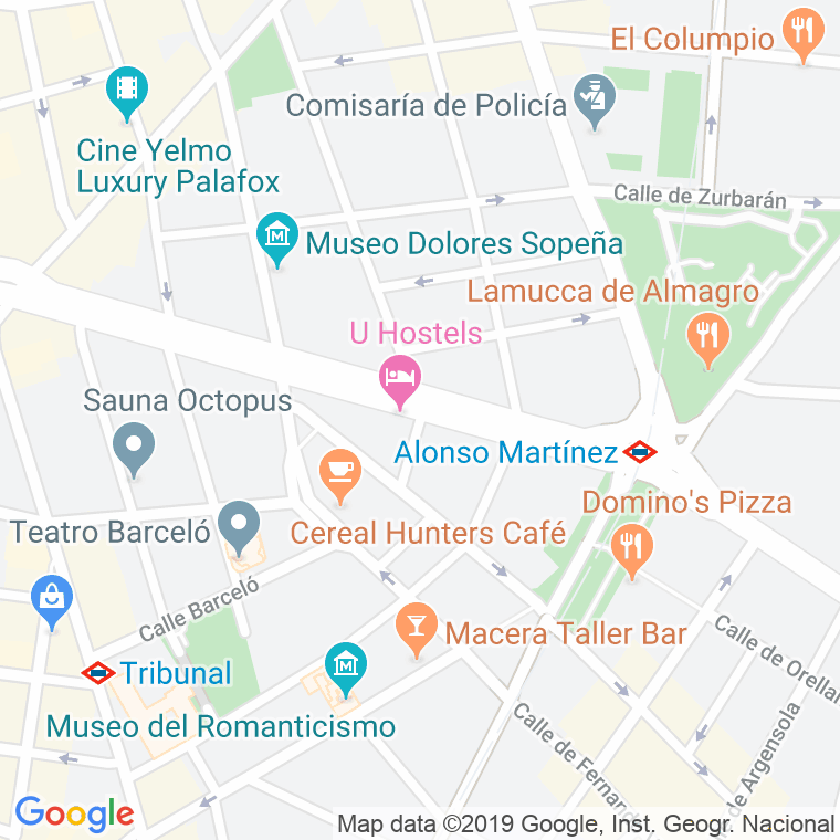 Código Postal calle Antonio Flores en Madrid