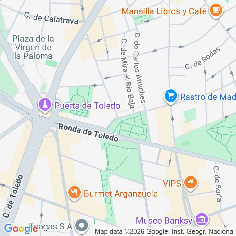 Código postal de Plaza Campillo del Mundo Nuevo en Madrid