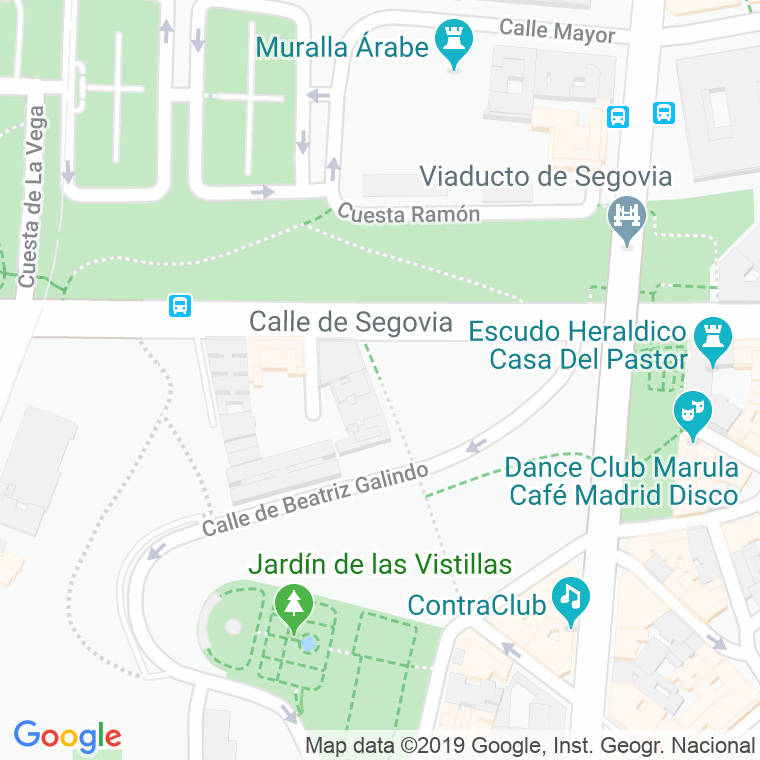 Código Postal calle Ciegos, cuesta en Madrid