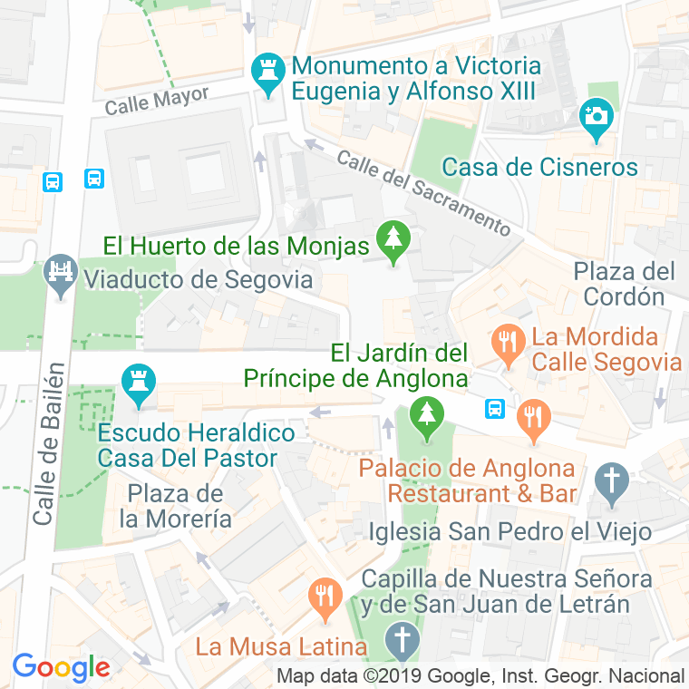 Código Postal calle Cruz Verde, plaza (Impares Del 1 Al Final)  (Pares Del 2 Al Final) en Madrid