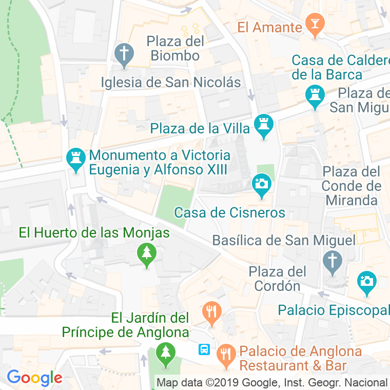 Código Postal calle Duque De Najera en Madrid