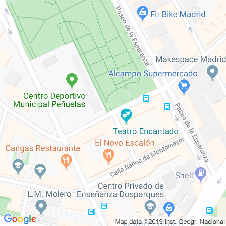 Código Postal calle Gargantilla en Madrid