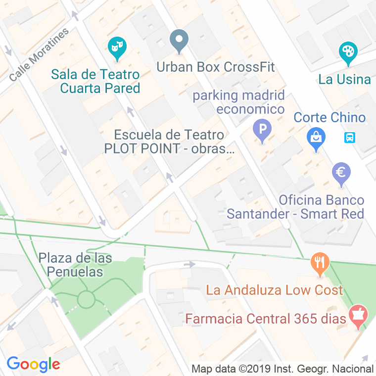 Código Postal calle Labrador en Madrid