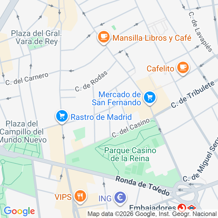 Código postal de Ventorrillo en Madrid