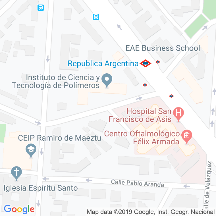 Código Postal calle Juan De La Cierva en Madrid