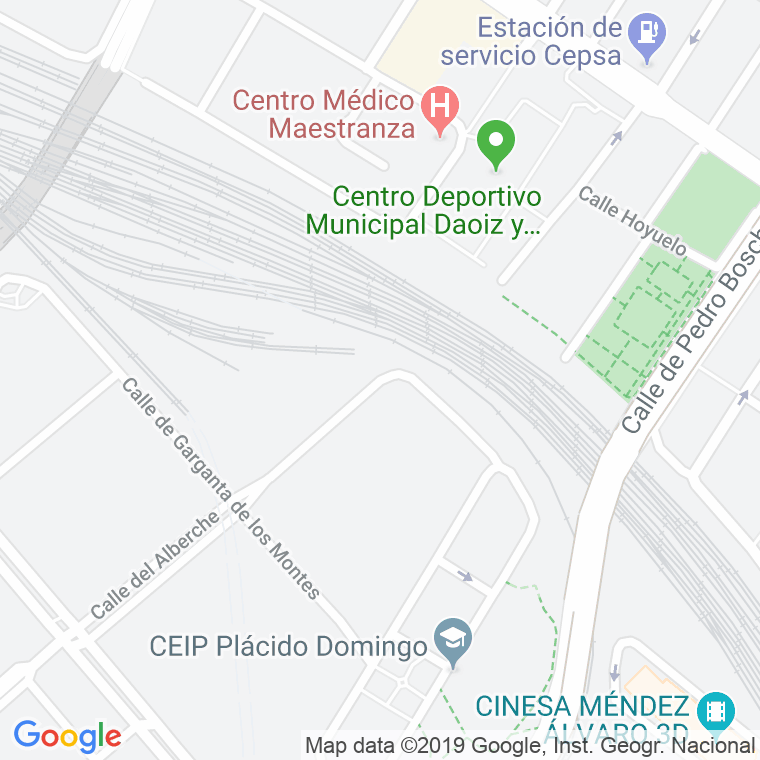 Código Postal calle Alberche, pasaje (Impares Del 1 Al Final)  (Pares Del 2 Al Final) en Madrid