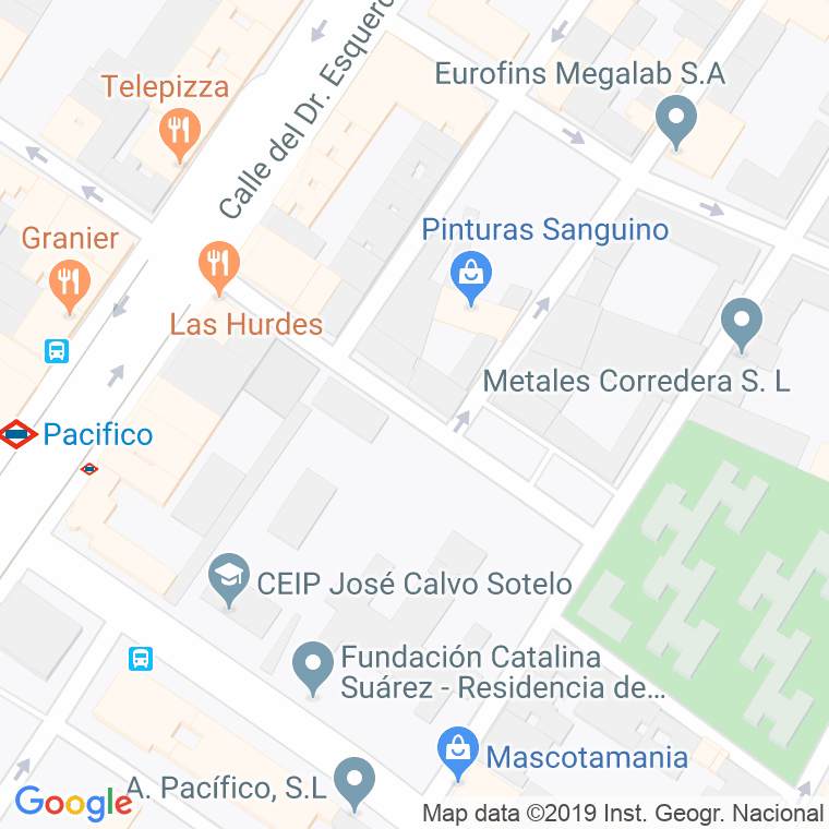Código Postal calle Andalucia en Madrid