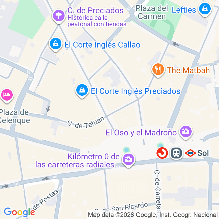 Código postal de Andalucia en Madrid