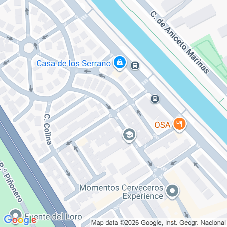 Código postal de Cordillera en Madrid