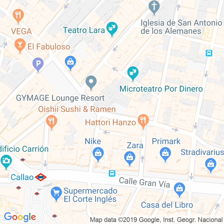 Código Postal calle General San Martin, glorieta en Madrid