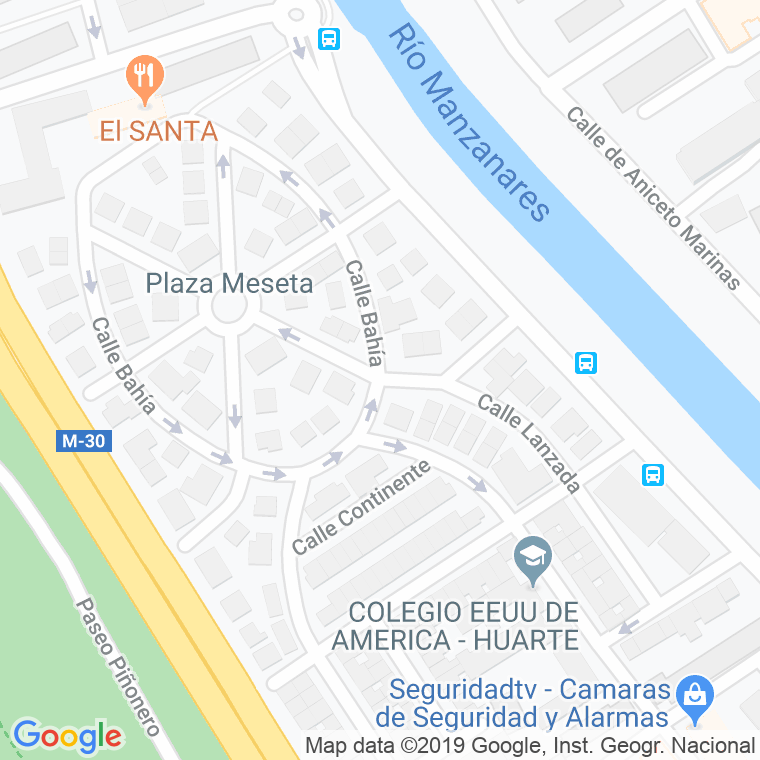 Código Postal calle Lanzada en Madrid