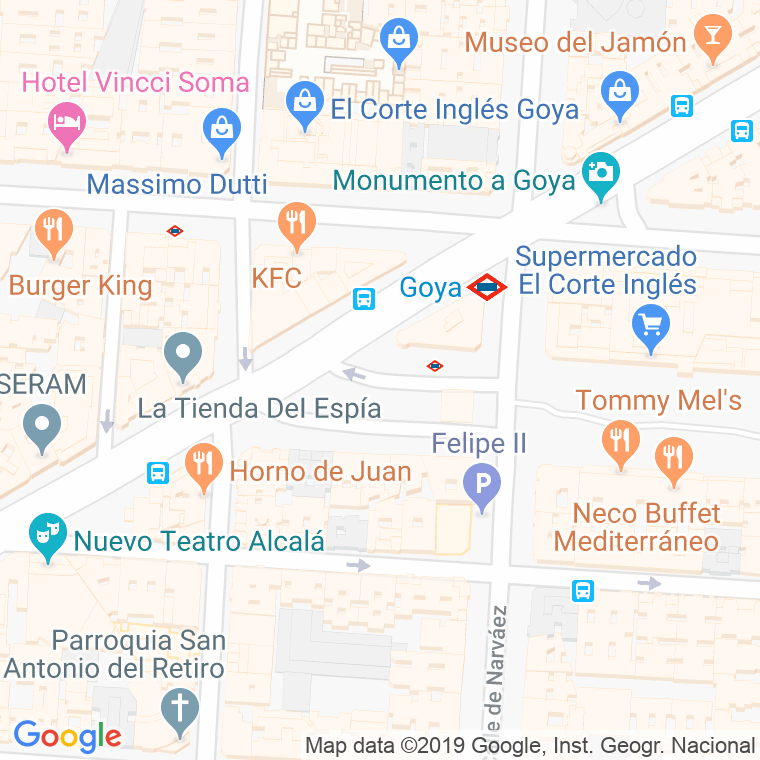 Código Postal calle Honduras, plaza (Impares Del 1 Al Final)  (Pares Del 2 Al Final) en Madrid
