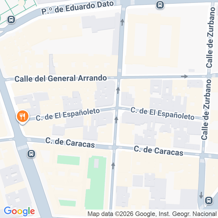Código postal de Españoleto en Madrid