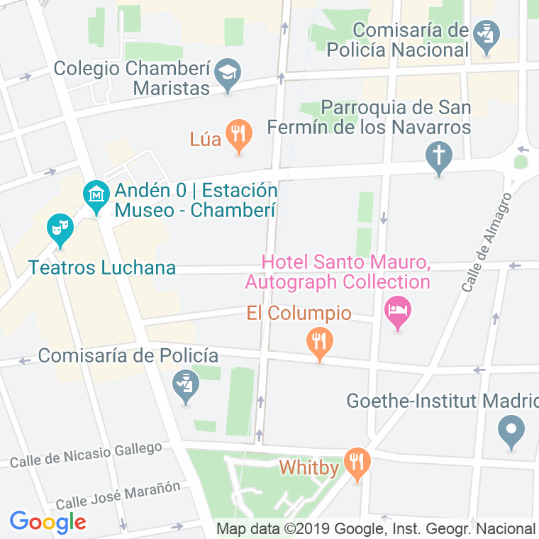 Código Postal calle General Arrando en Madrid