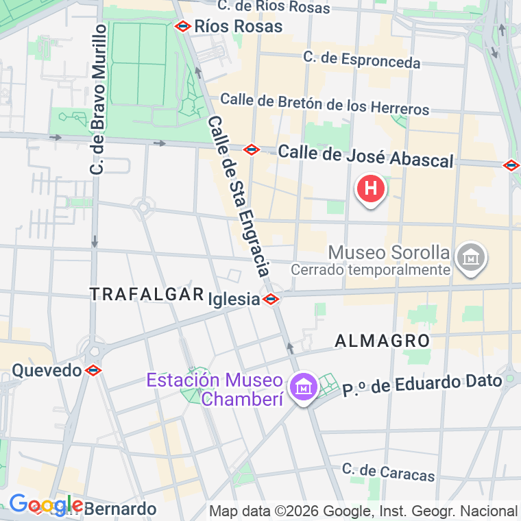 Código postal de Viriato en Madrid