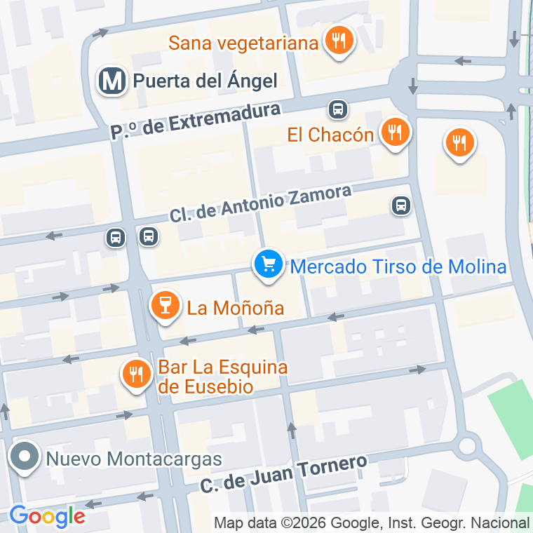 Código postal de Plaza Huarte de San Juan en Madrid