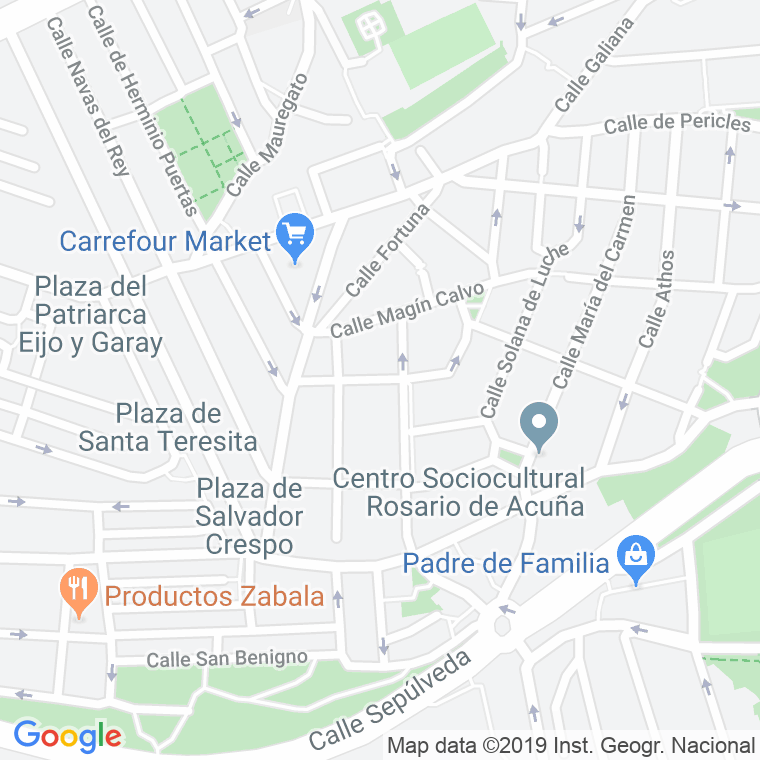 Código Postal calle Alcazar De San Juan en Madrid