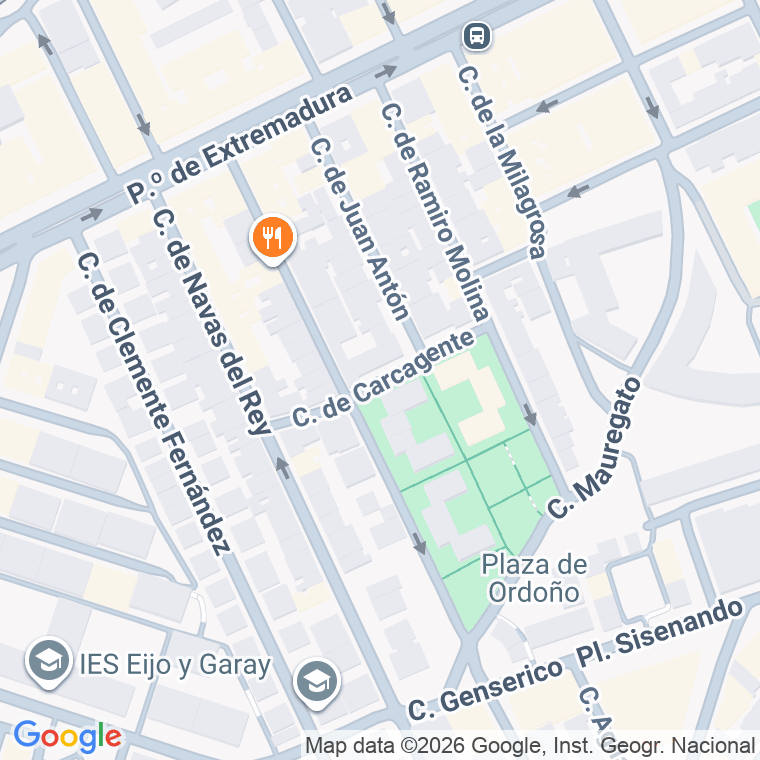 Código postal de Carcagente en Madrid