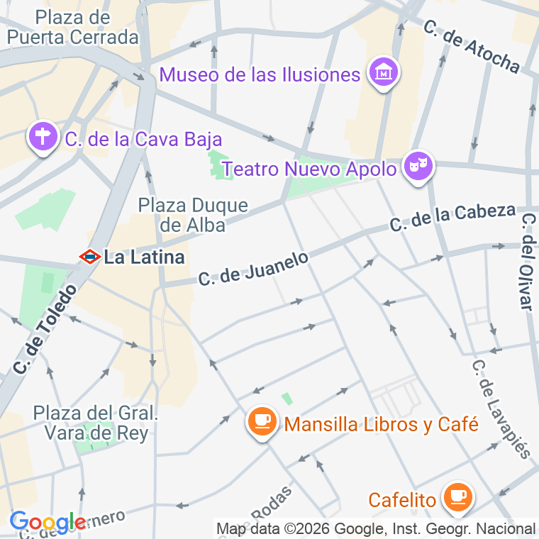 Código postal de Trva Encomienda en Madrid
