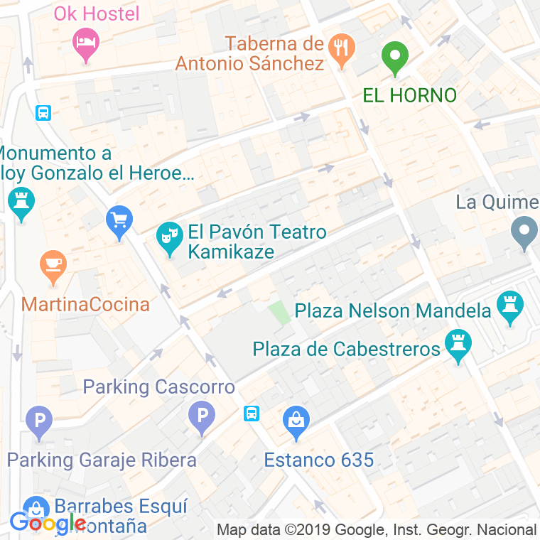 Código Postal calle Abades en Madrid
