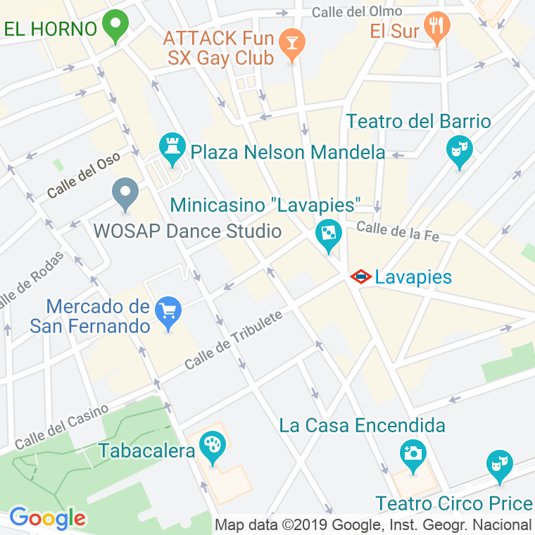 Código Postal calle Amparo en Madrid