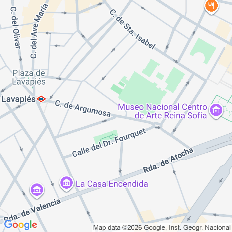 Código postal de Argumosa en Madrid