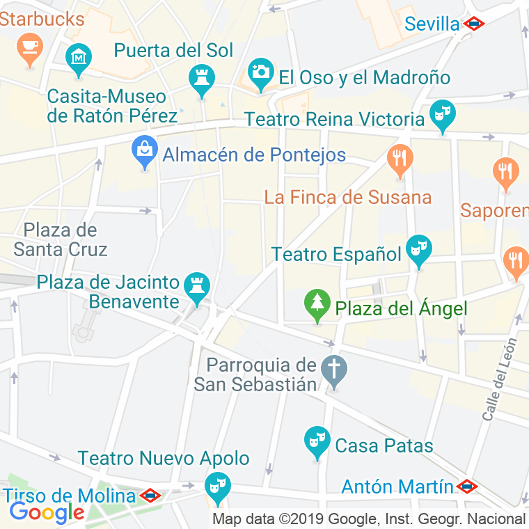 Código Postal calle Barcelona en Madrid