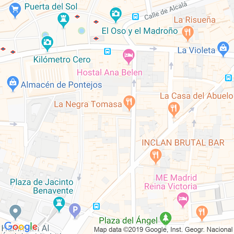 Código Postal calle Cadiz en Madrid